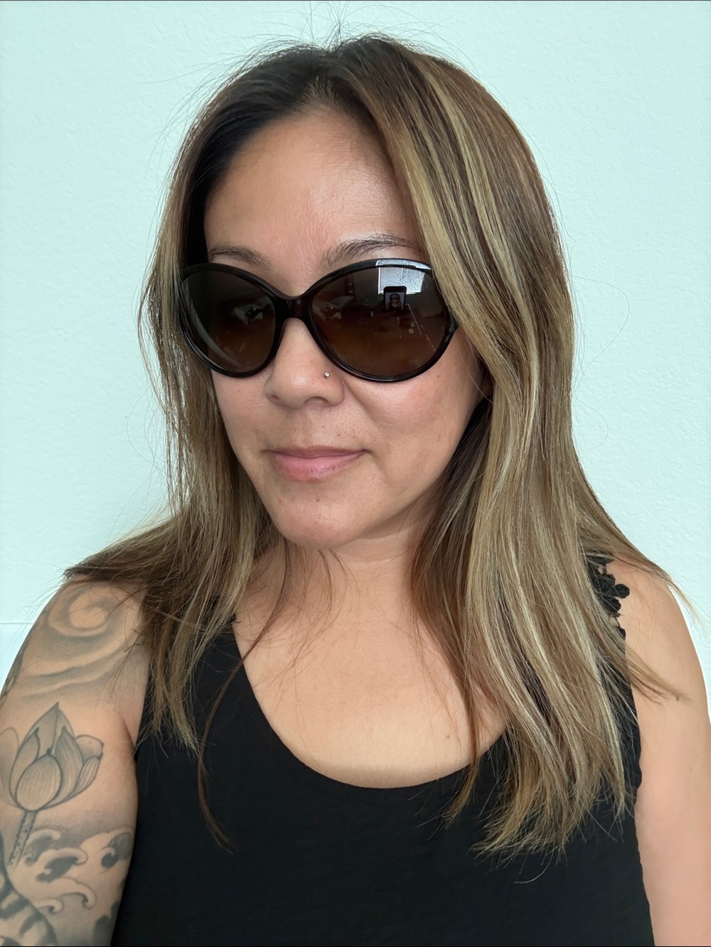 CHANEL Brown Gradient Oversized Women's Sunglasses - Picture 9 of 10